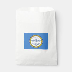 City Flag of Boston (Massachusetts) Favour Bag