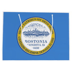 City Flag of Boston (Massachusetts) Large Gift Bag