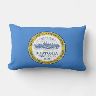 City Flag of Boston (Massachusetts) Lumbar Cushion