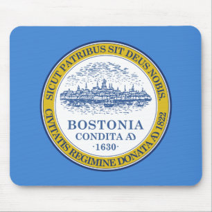 City Flag of Boston (Massachusetts) Mouse Pad
