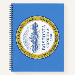 City Flag of Boston (Massachusetts) Notebook