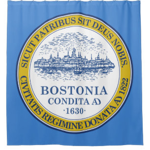 City Flag of Boston (Massachusetts) Shower Curtain