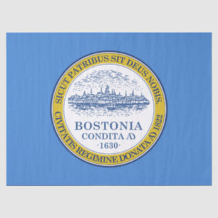 City Flag of Boston (Massachusetts) Tissue Paper