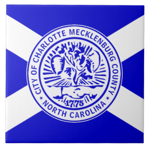 City Flag of Charlotte (North Carolina) Ceramic Tile