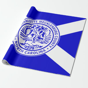 City Flag of Charlotte (North Carolina) Wrapping Paper