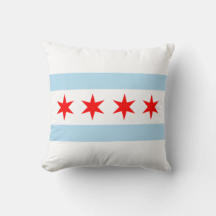 City Flag of Chicago (Illinois) Cushion