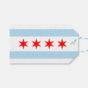 City Flag of Chicago (Illinois) Gift Tags