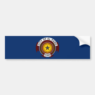 City Flag of El Paso (Texas) Bumper Sticker