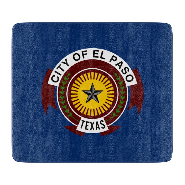 City Flag of El Paso (Texas) Cutting Board (Front)