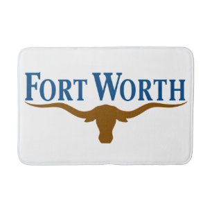 City Flag of Fort Worth (Texas) Bath Mat