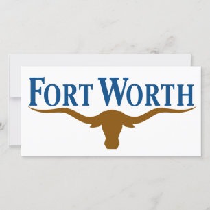 City Flag of Fort Worth (Texas) Card