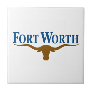 City Flag of Fort Worth (Texas) Ceramic Tile