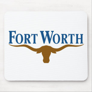 City Flag of Fort Worth (Texas) Mouse Pad