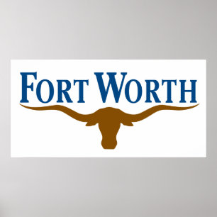 City Flag of Fort Worth (Texas) Poster