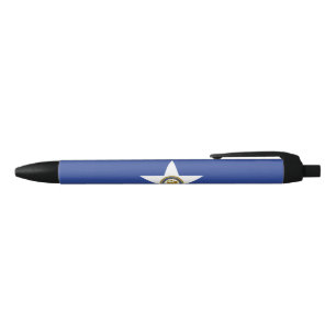 City Flag of Houston (Texas) Black Ink Pen
