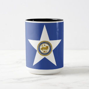 City Flag of Houston (Texas) Two-Tone Coffee Mug