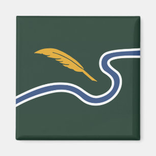 City Flag of Northampton (Massachusetts, USA) Magnet