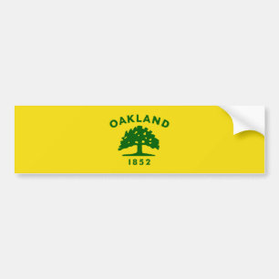 City Flag of Oakland (California) Bumper Sticker