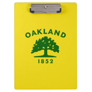 City Flag of Oakland (California) Clipboard