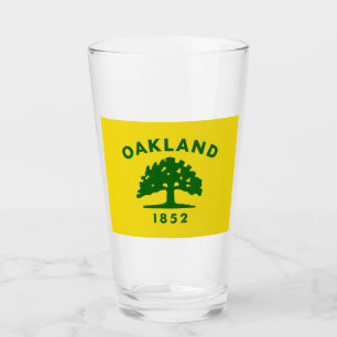 City Flag of Oakland (California) Glass