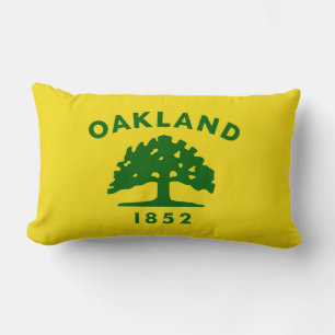 City Flag of Oakland (California) Lumbar Cushion