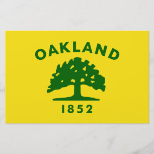 City Flag of Oakland (California) Stationery