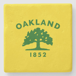 City Flag of Oakland (California) Stone Coaster