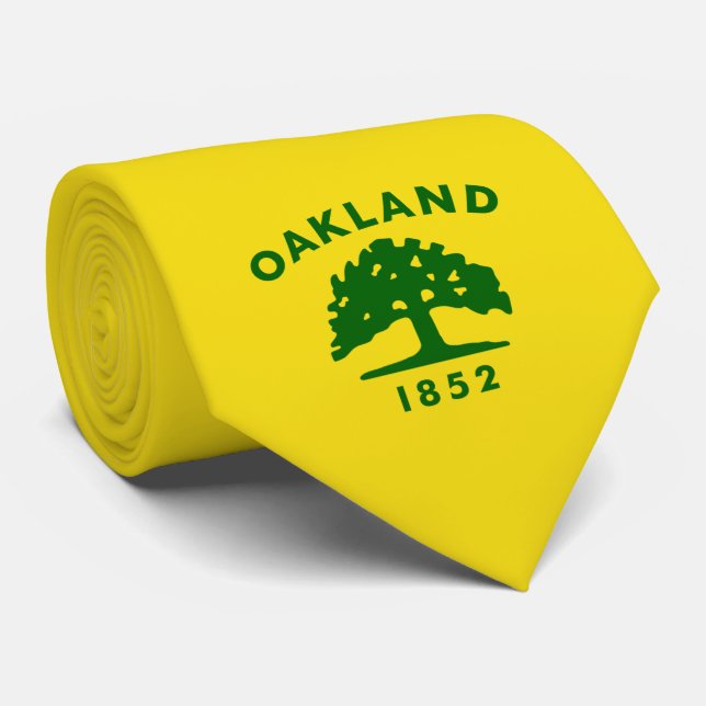 City Flag of Oakland (California) Tie (Rolled)