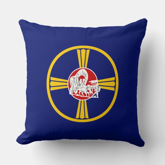 City Flag of Omaha (Nebraska) Cushion (Front)