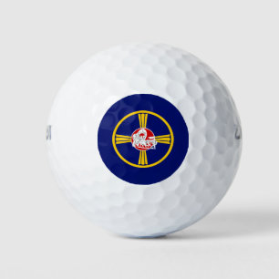 City Flag of Omaha (Nebraska) Golf Balls