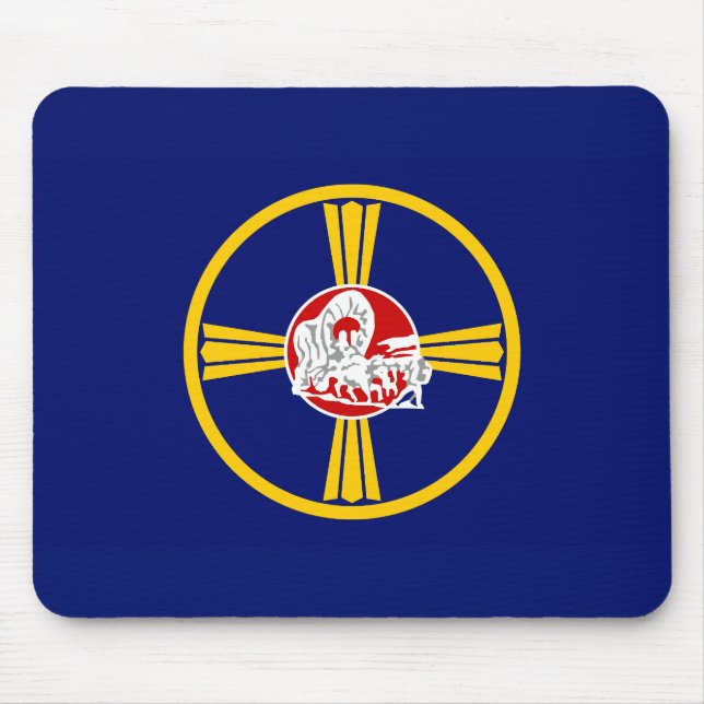 City Flag of Omaha (Nebraska) Mouse Pad (Front)