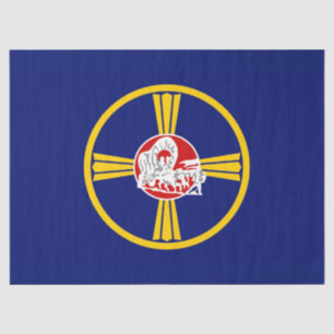 City Flag of Omaha (Nebraska) Tissue Paper