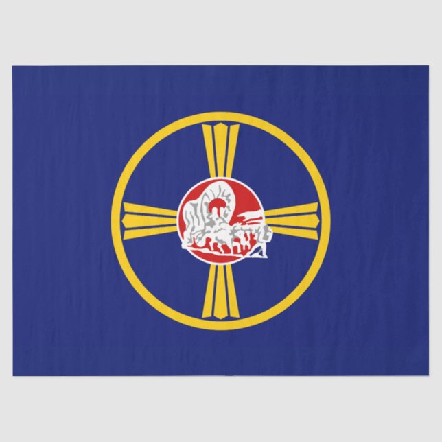 City Flag of Omaha (Nebraska) Tissue Paper (Front)