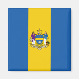 City Flag of Philadelphia (Pennsylvania) Magnet