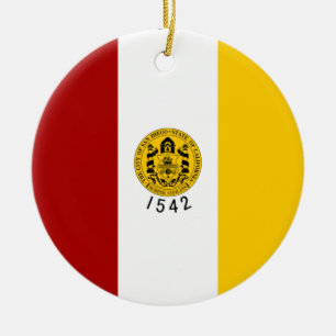 City Flag of San Diego (California) Ceramic Ornament