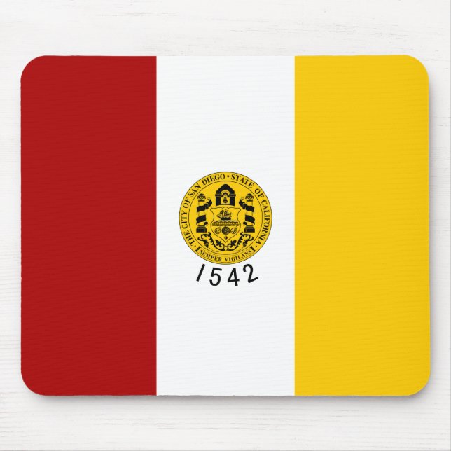 City Flag of San Diego (California) Mouse Pad (Front)