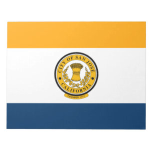 City Flag of San José (California) Notepad