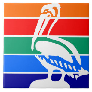 City Flag of St. Petersburg (Florida) Ceramic Tile