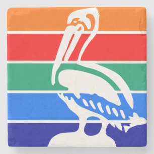 City Flag of St. Petersburg (Florida) Stone Coaster