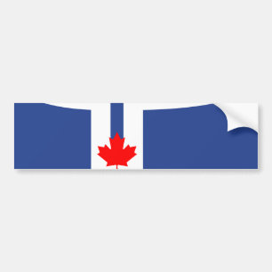 City Flag of Toronto (Canada) Bumper Sticker