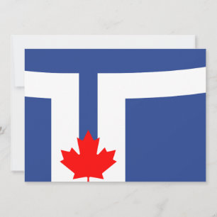 City Flag of Toronto (Canada) Card