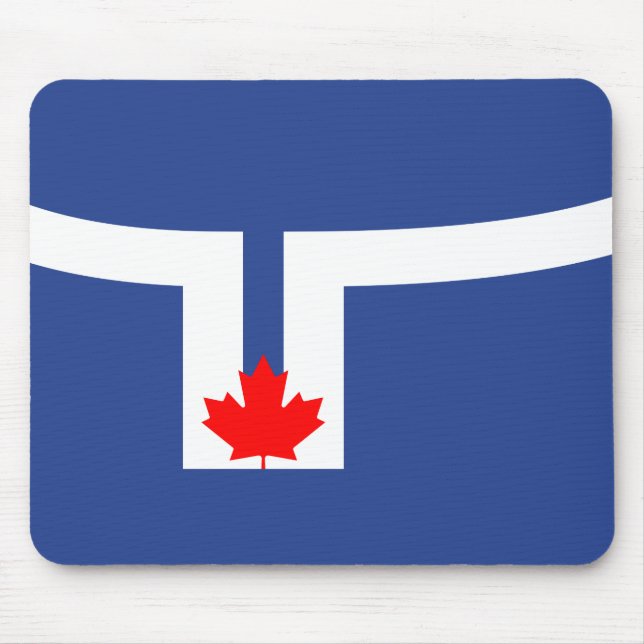 City Flag of Toronto (Canada) Mouse Pad (Front)