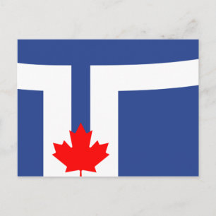 City Flag of Toronto (Canada) Postcard