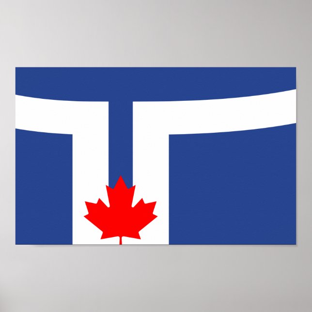 City Flag of Toronto (Canada) Poster (Front)