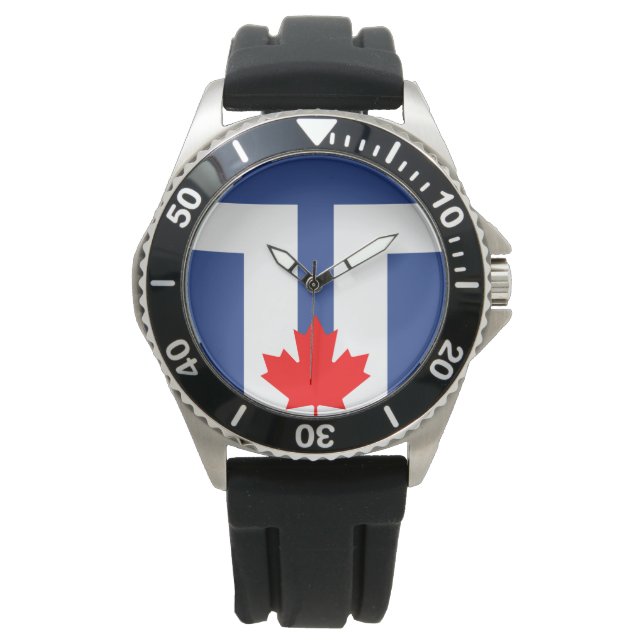 City Flag of Toronto (Canada) Watch (Front)