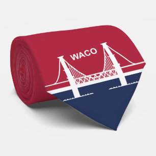 City Flag of Waco (Texas, USA) Tie