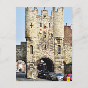 City Gate In York In North Yorkshire Postcard