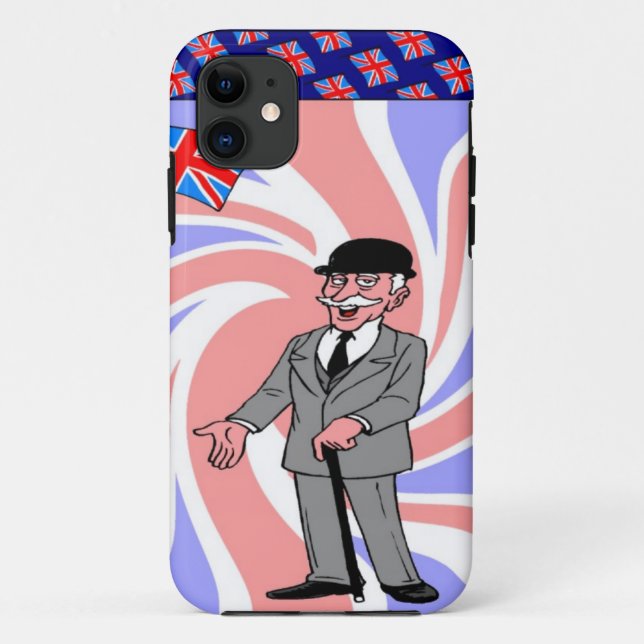 City Gent Case-Mate iPhone Case (Back)