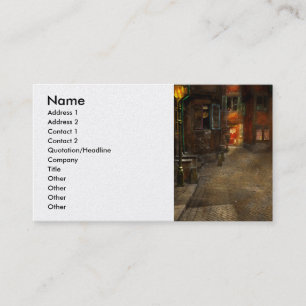 City - Germany - On a corner street 1904 Business Card