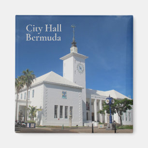 City Hall Bermuda Magnet